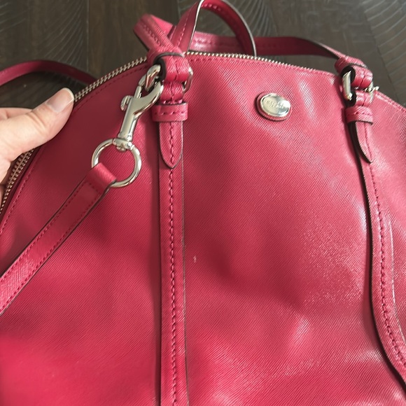 Red Coach Bag - Picture 2 of 9